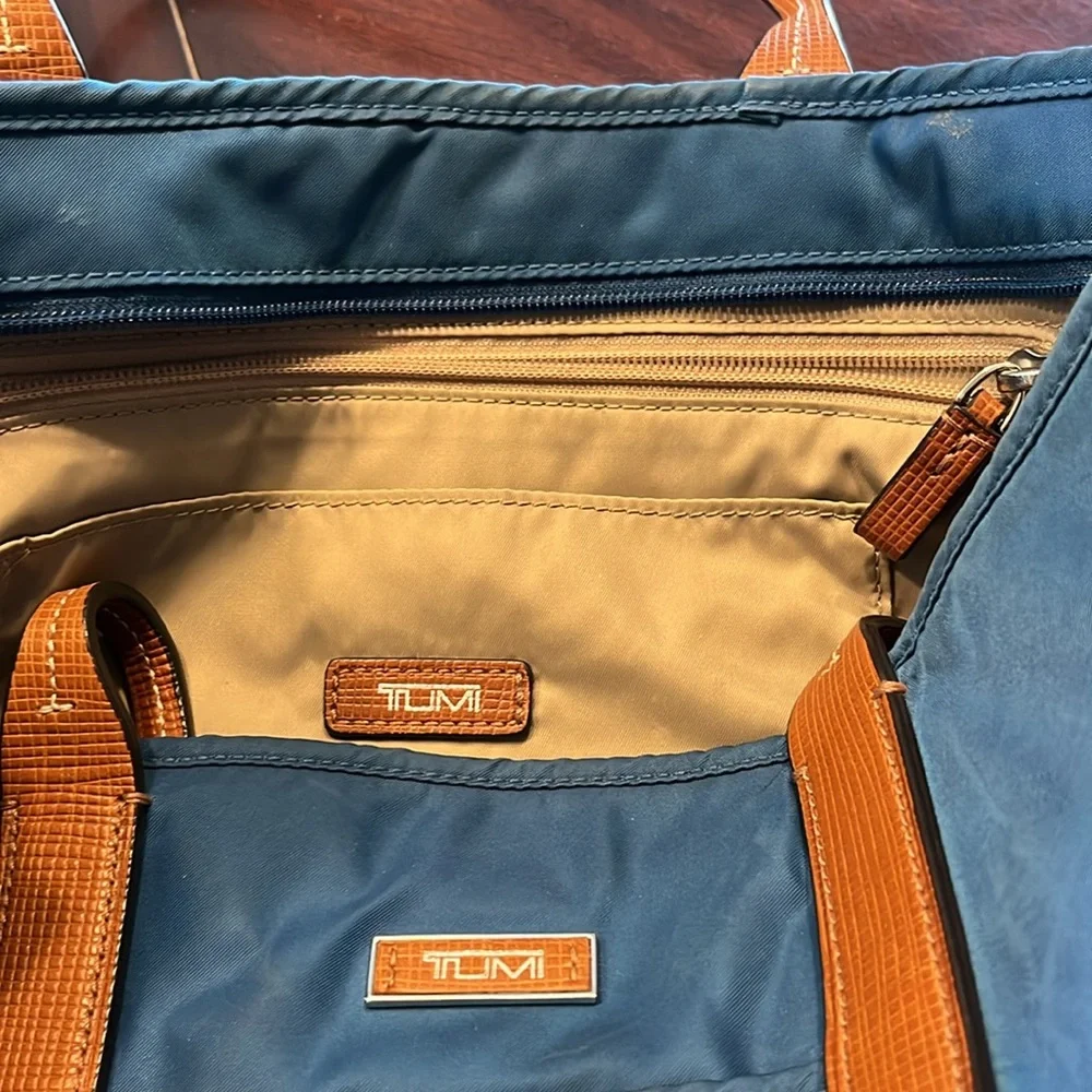 TUMI Canvas Shoulder Bag - Picture 2 of 7